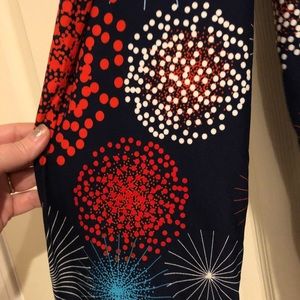 LulaRoe Tall and Curvy Firework Leggings